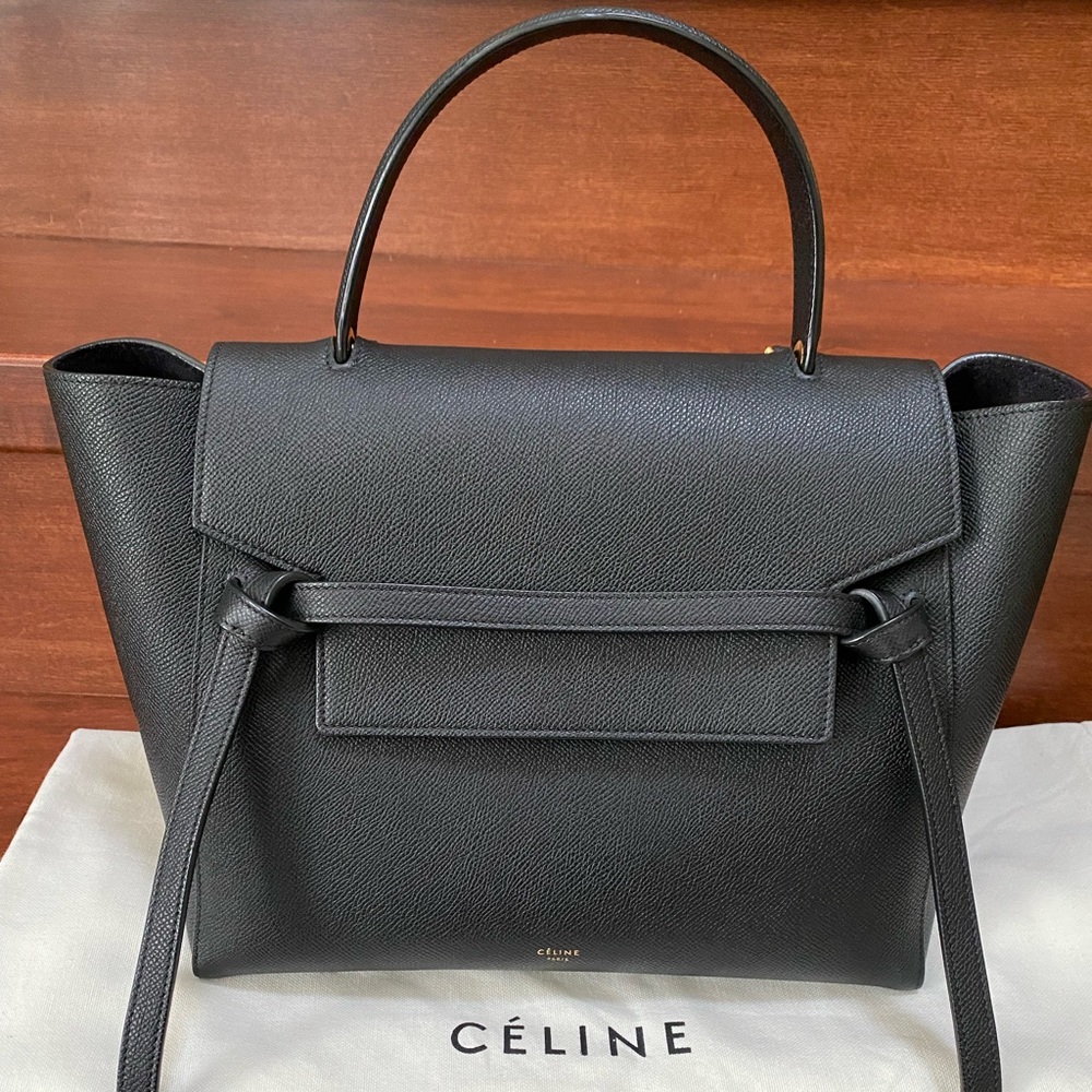 Celine Mini Belt Bag in Grained Calfskin